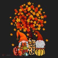 Autumn Leaves Gnomes Fall Season Pumpkin Tumbler thumb 3