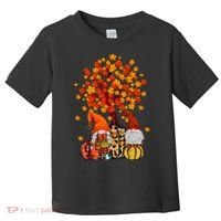 Autumn Leaves Gnomes Fall Season Pumpkin Toddler T-Shirt thumb 0