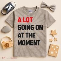 A Lot Going On At The Moment Funny Kids Tie-Dye T-Shirt thumb 2
