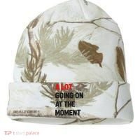 A Lot Going On At The Moment Funny Kati Licensed 12" Camo Cuffed Beanie thumb 0