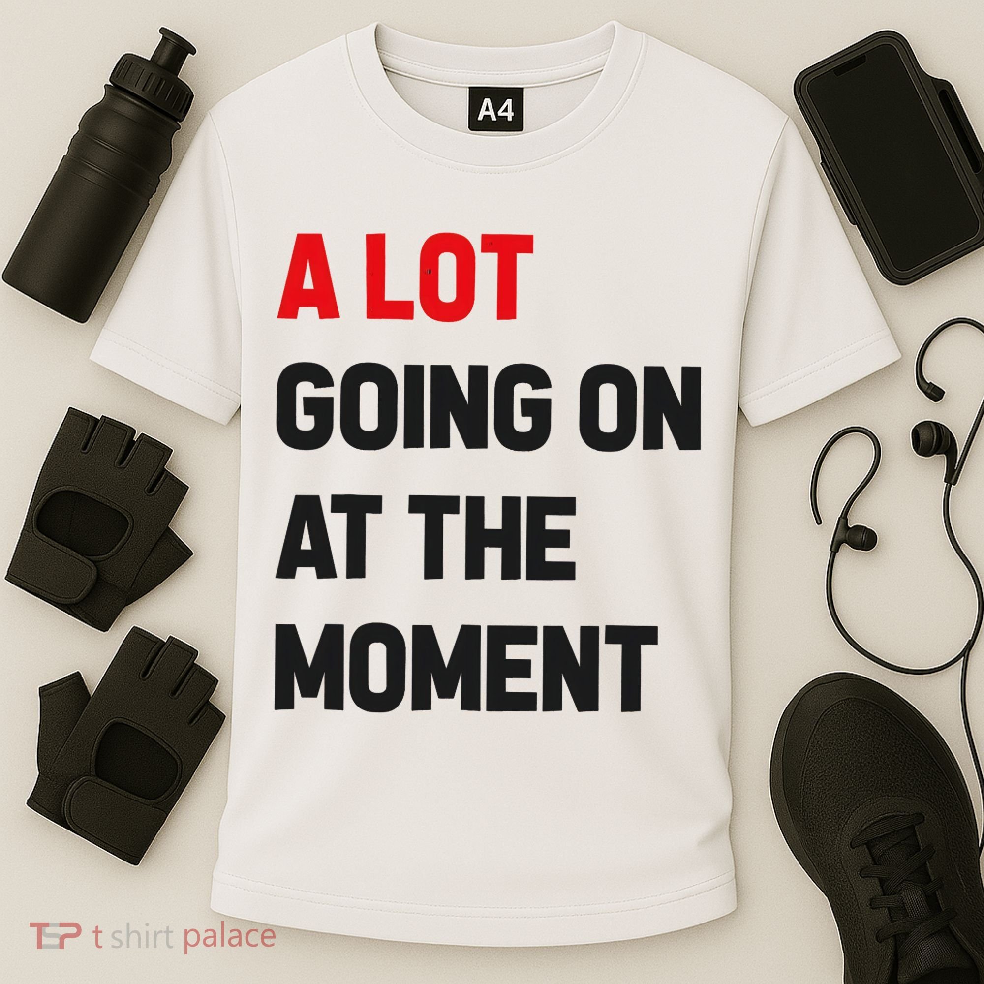 A Lot Going On At The Moment Funny Cooling Performance Crew T-Shirt