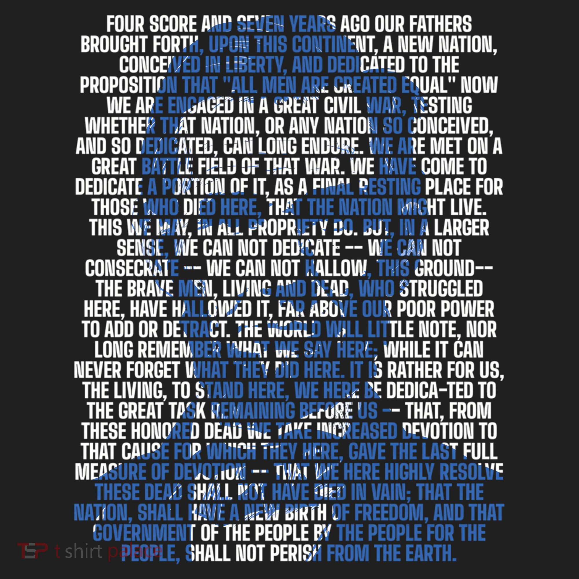 Abraham Lincoln Gettysburg Address Tumbler