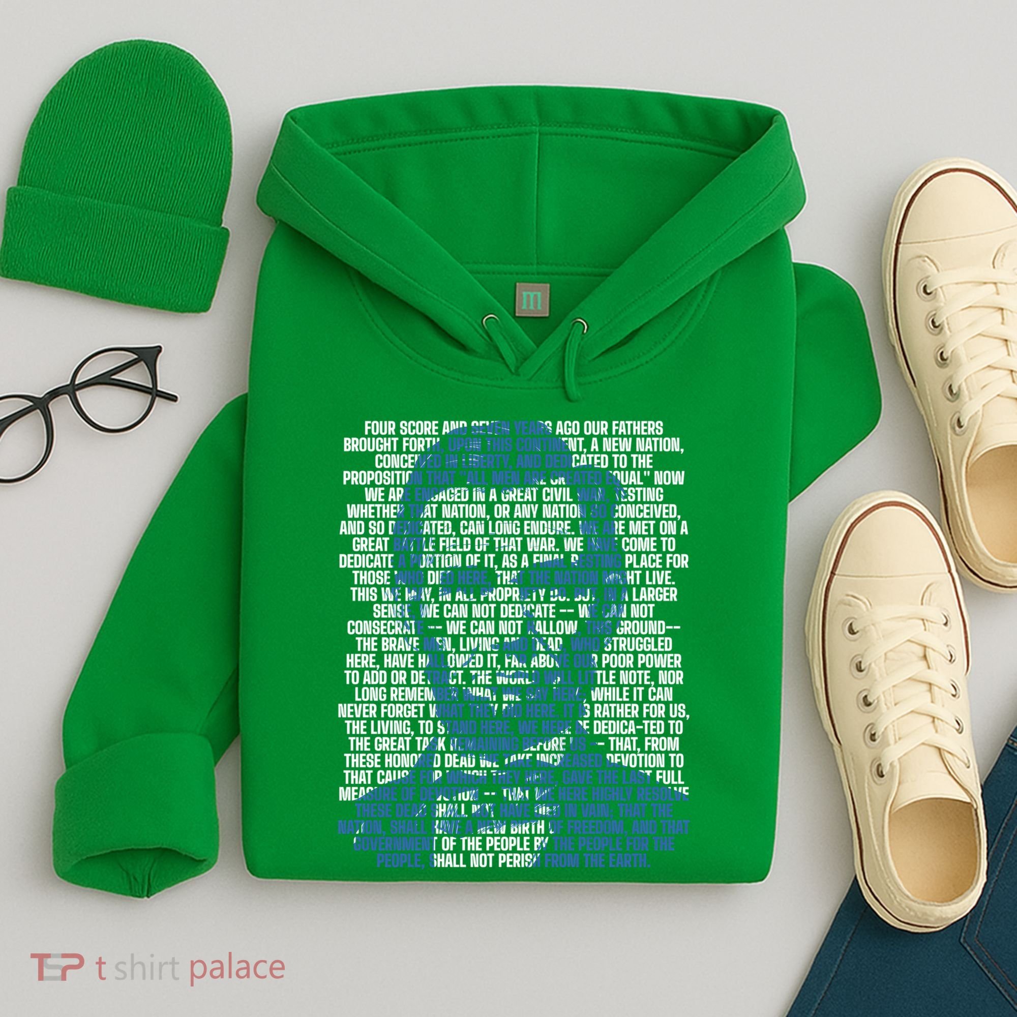 Abraham Lincoln Gettysburg Address Hoodie