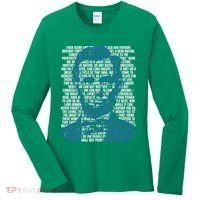 Abraham Lincoln Gettysburg Address Women's Long Sleeve Shirt thumb 0