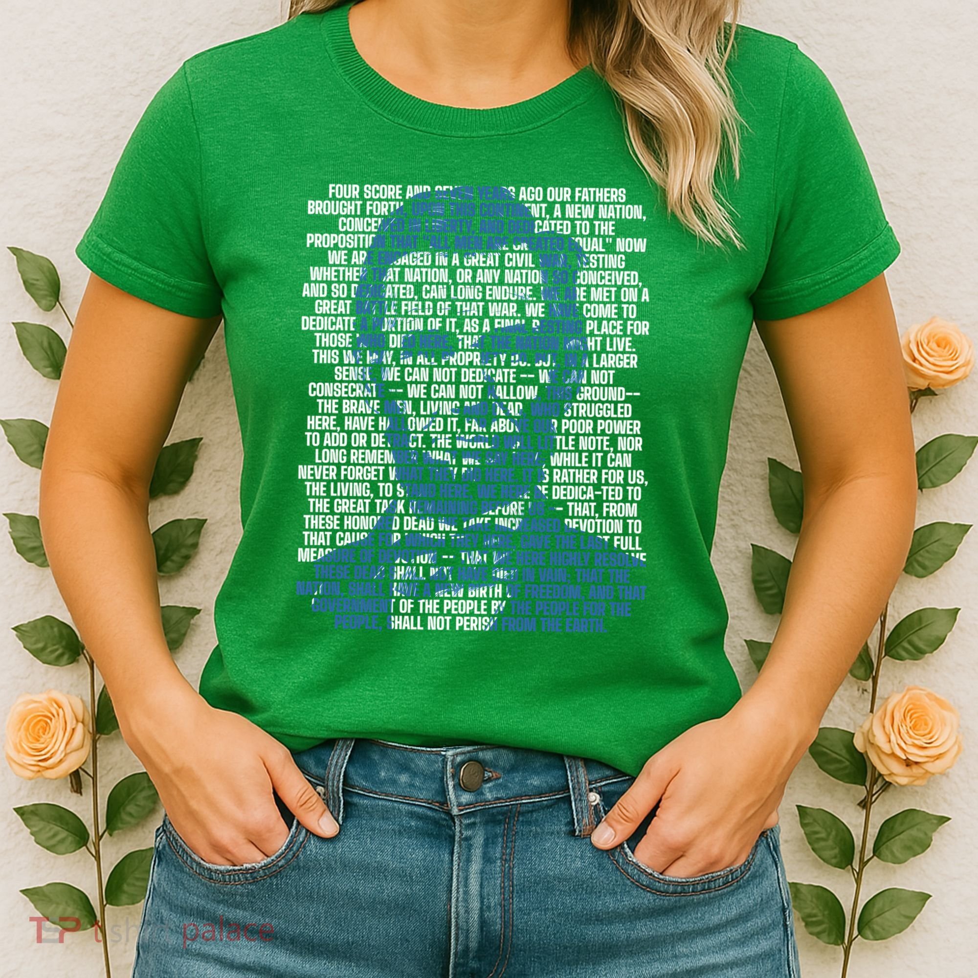 Abraham Lincoln Gettysburg Address Women's T-Shirt