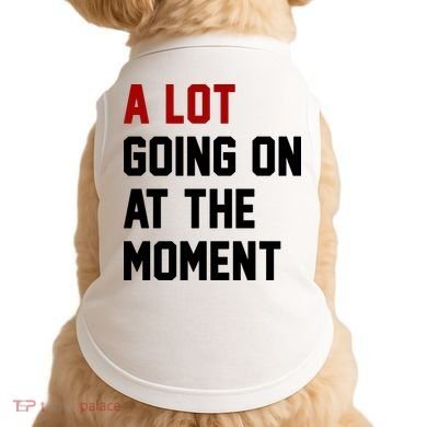 A Lot Going On At The Moment Funny Era Doggie Tank