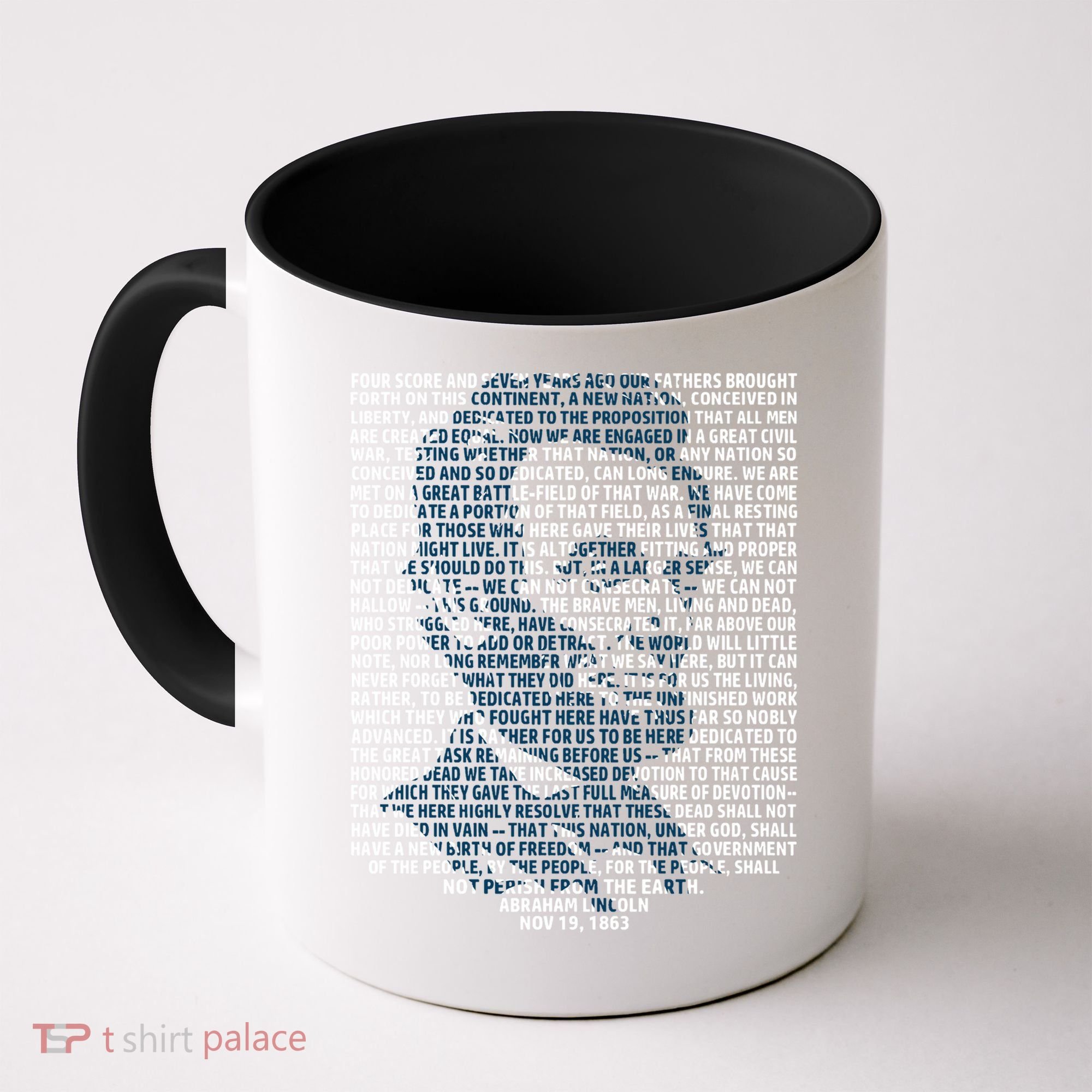 Abraham Lincoln Gettysburg Address Gift History Coffee Mug