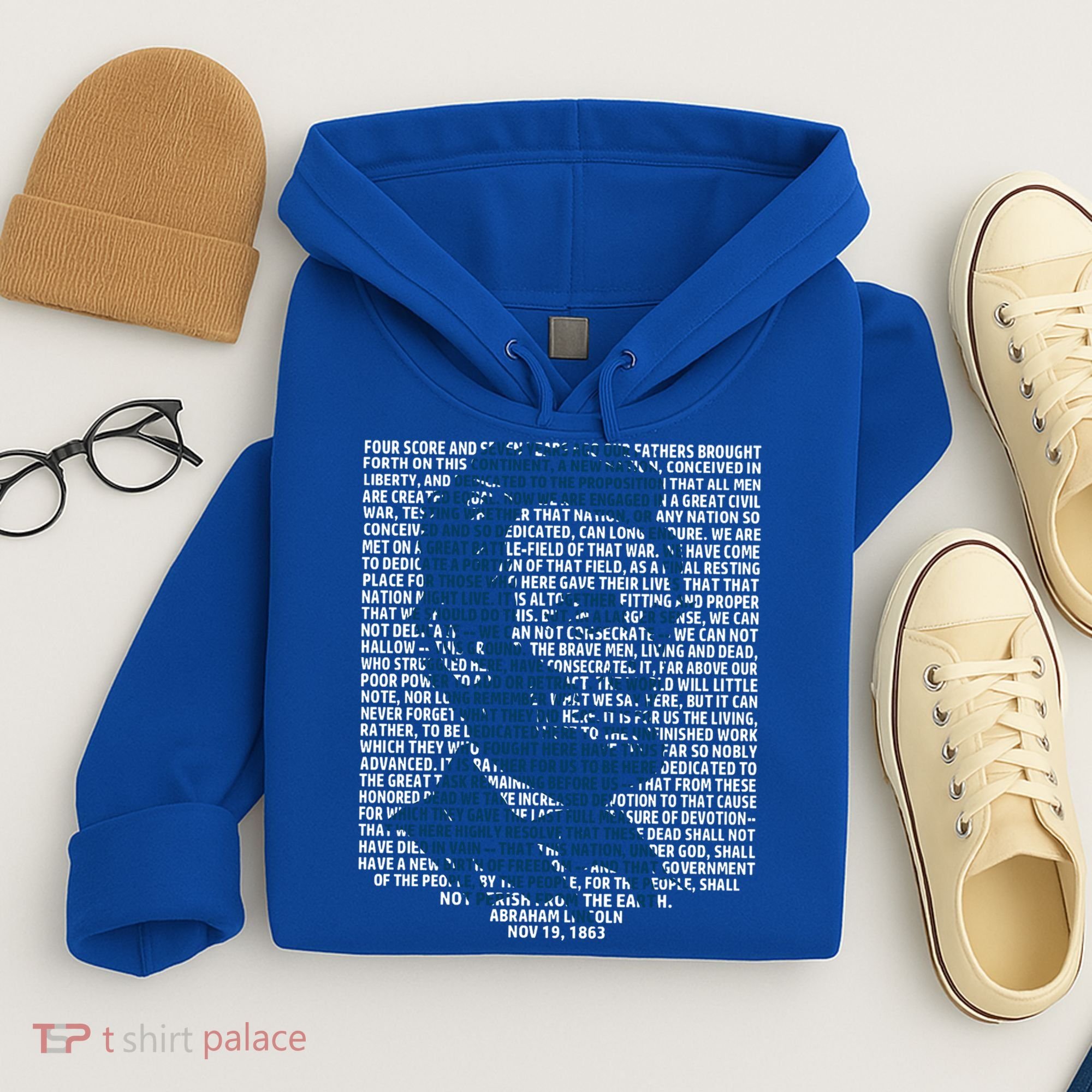 Abraham Lincoln Gettysburg Address Gift History Hoodie