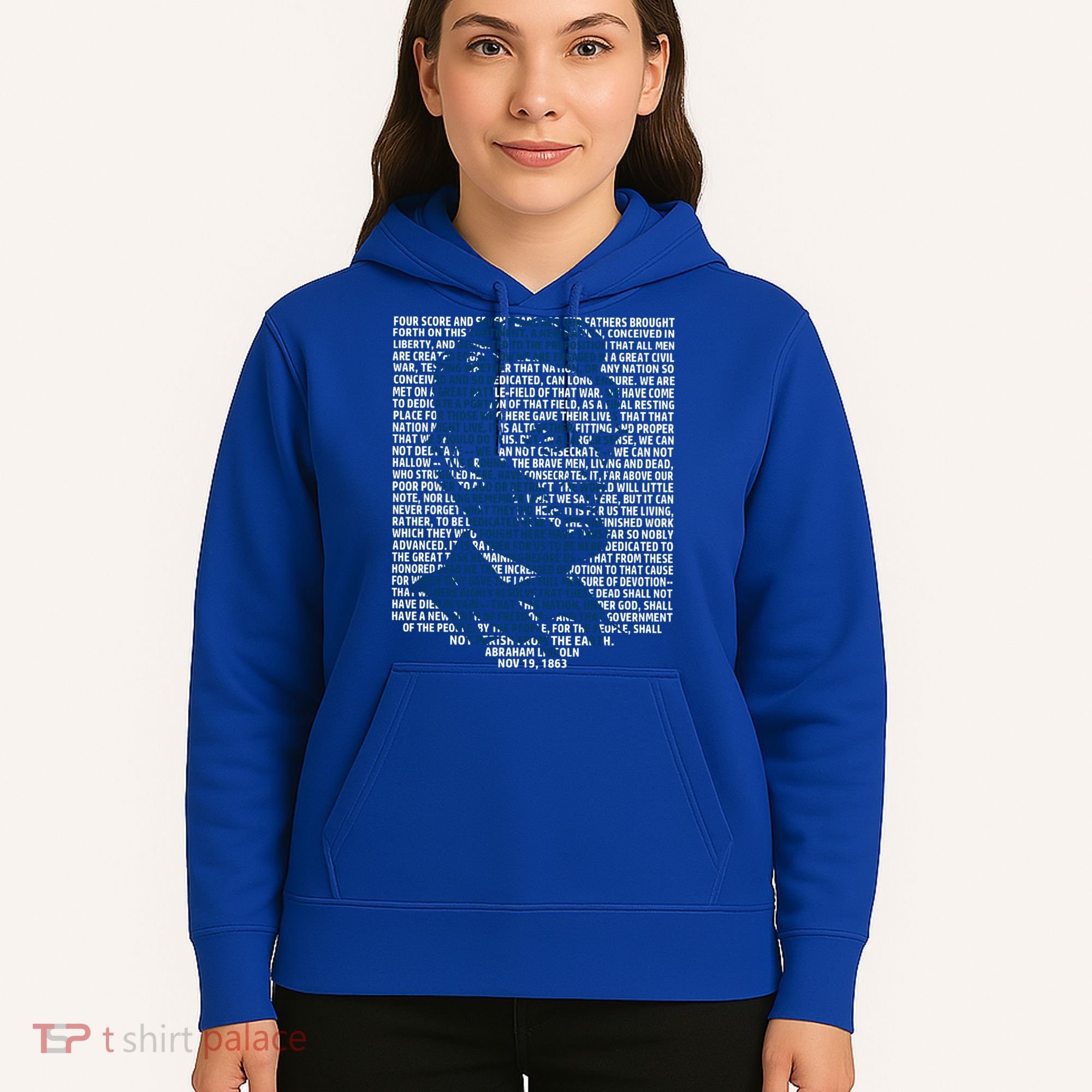 Abraham Lincoln Gettysburg Address Gift History Hoodie