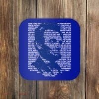 Abraham Lincoln Gettysburg Address Gift History Coaster thumb 0