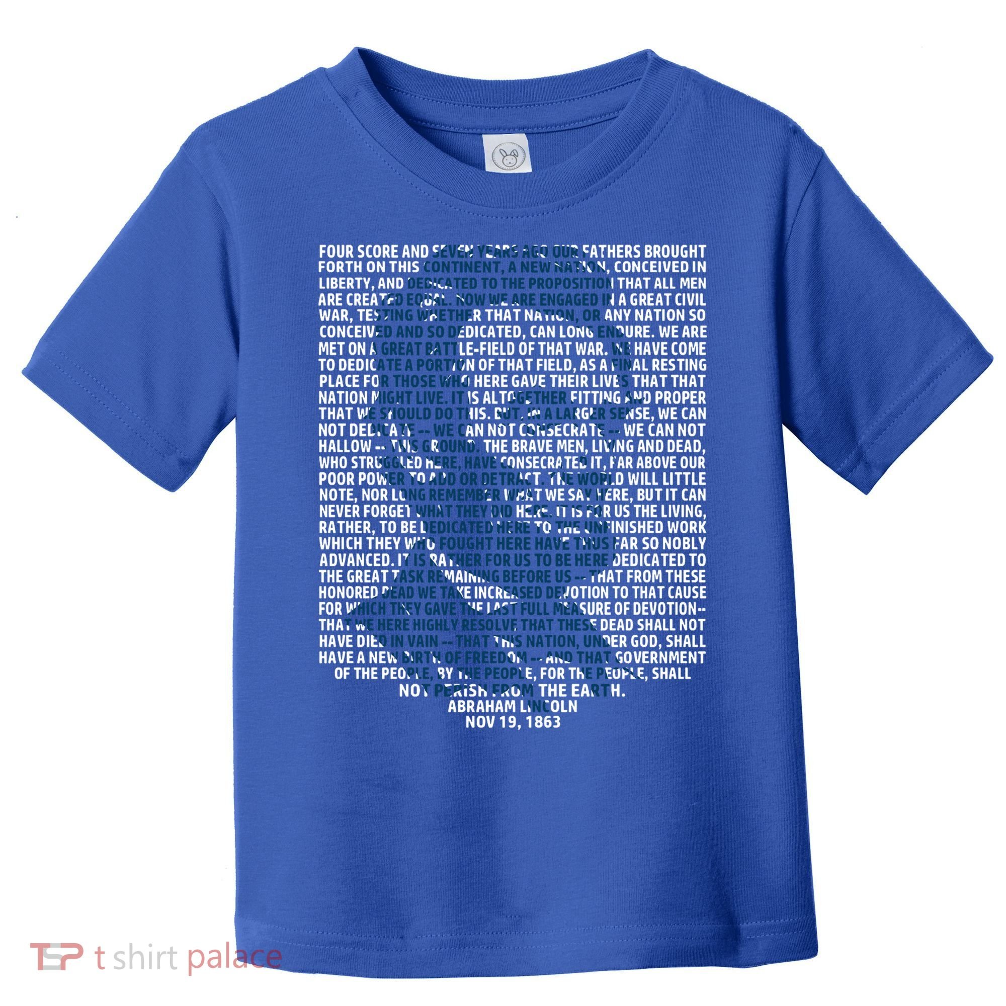 Abraham Lincoln Gettysburg Address Gift History Toddler T-Shirt