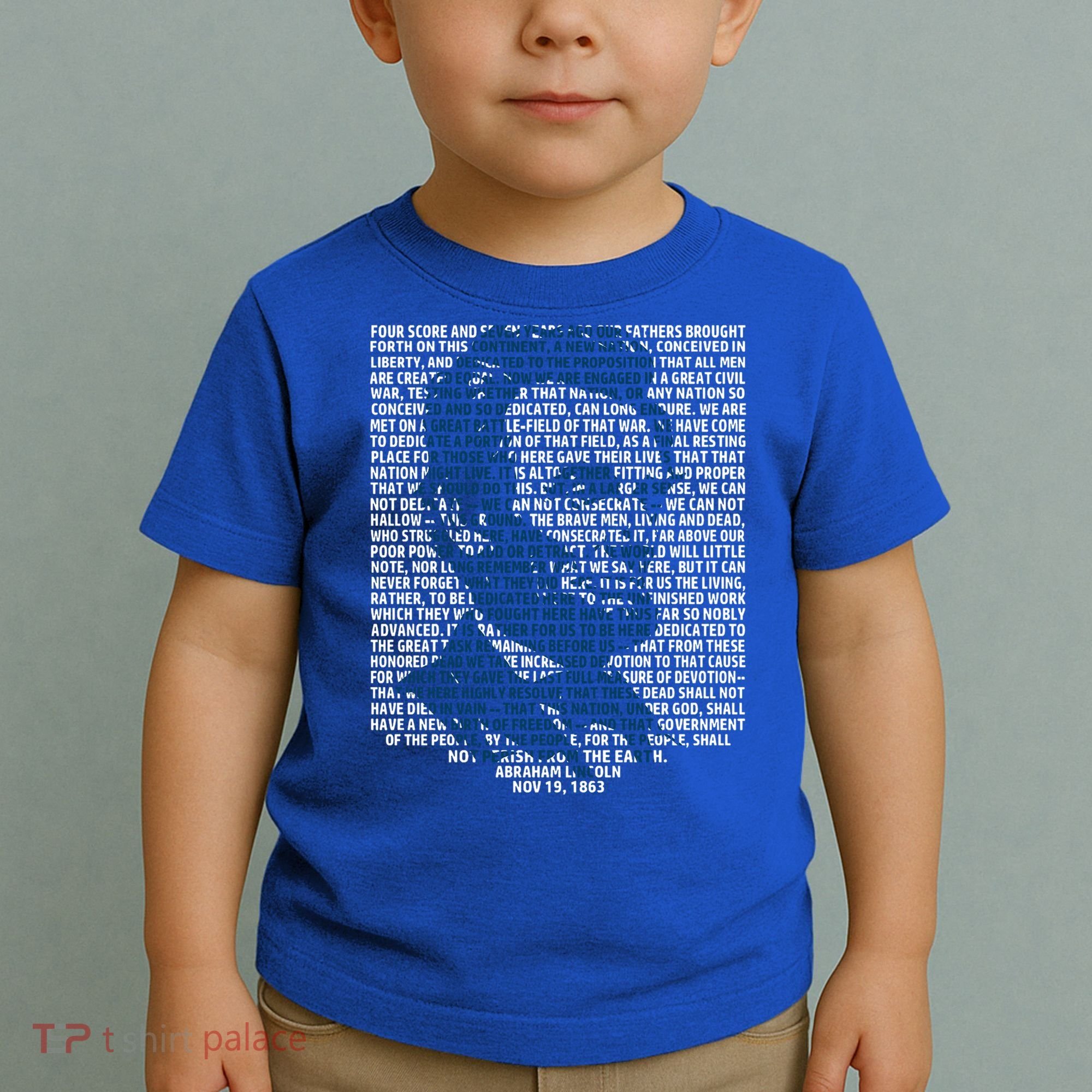 Abraham Lincoln Gettysburg Address Gift History Toddler T-Shirt