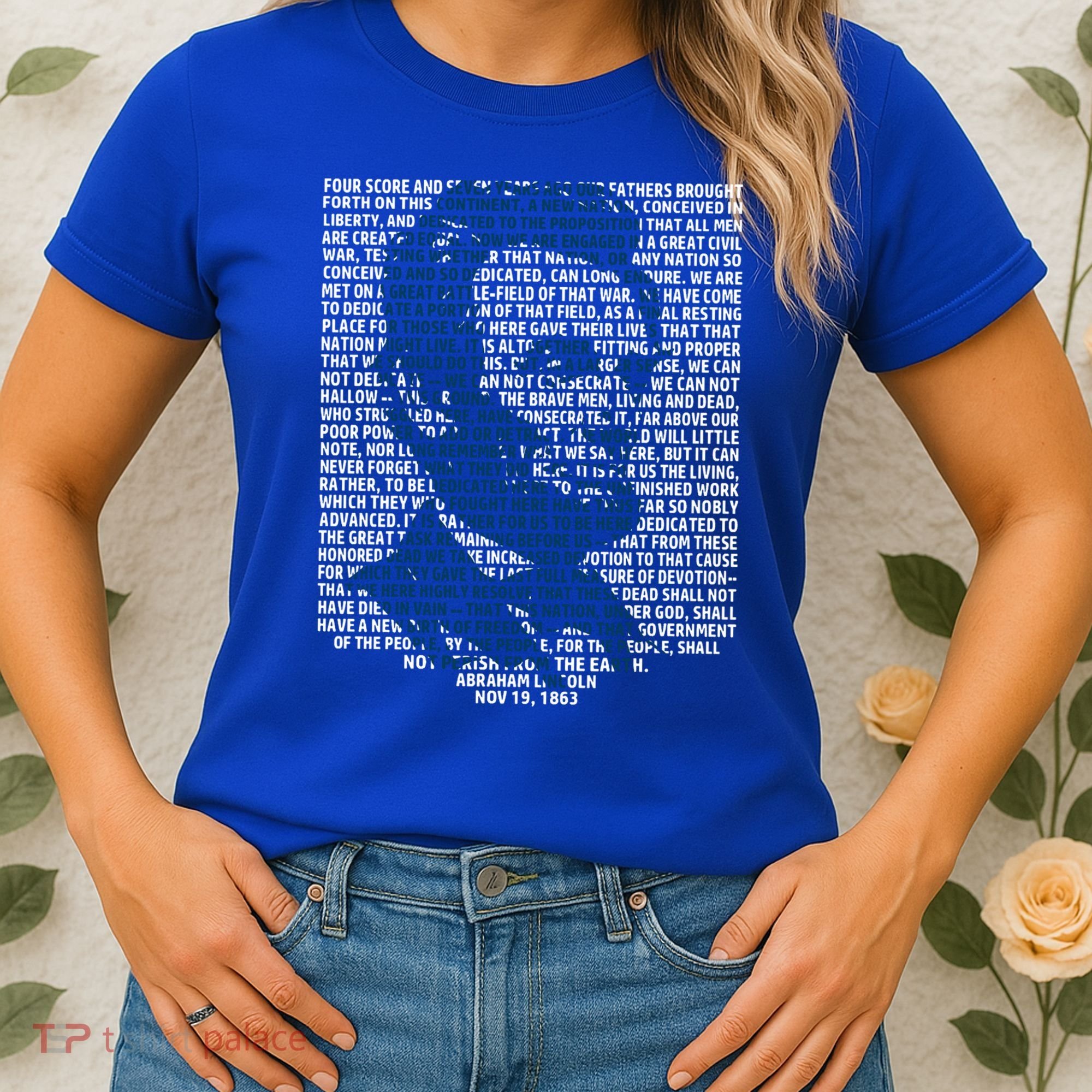 Abraham Lincoln Gettysburg Address Gift History Women's T-Shirt