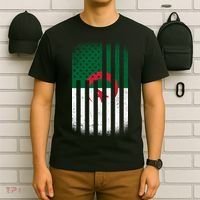 Algeria United States of America USA Flag T-Shirt thumb 6