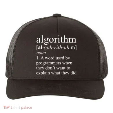 Algorithm Definition Yupoong Adult 5-Panel Trucker Hat