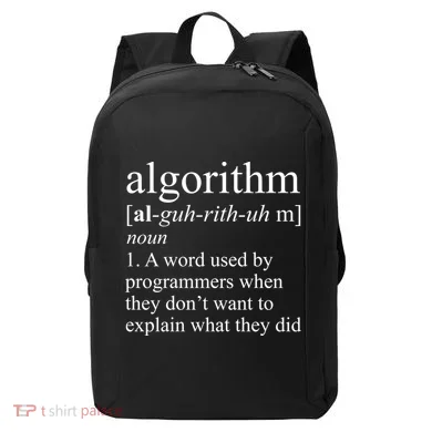 Algorithm Definition Modern Backpack