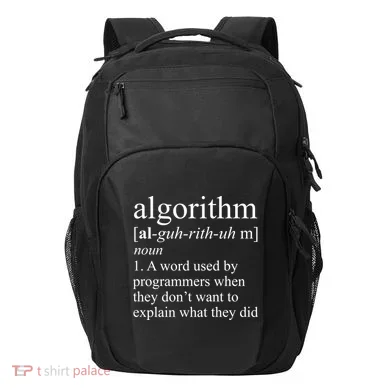 Algorithm Definition Transport Backpack