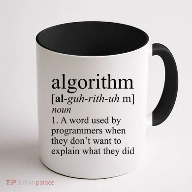 Algorithm Definition Coffee Mug back