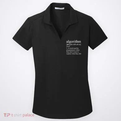 Algorithm Definition Women's Dry Zone Grid Polo