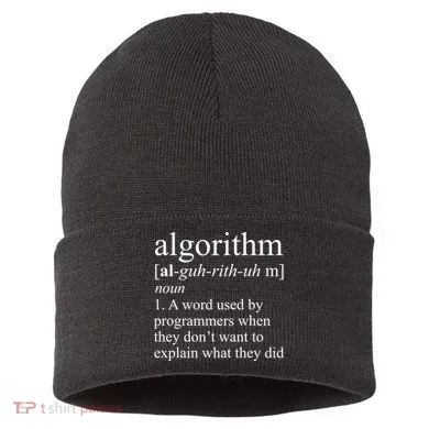 Algorithm Definition Sustainable Knit Beanie