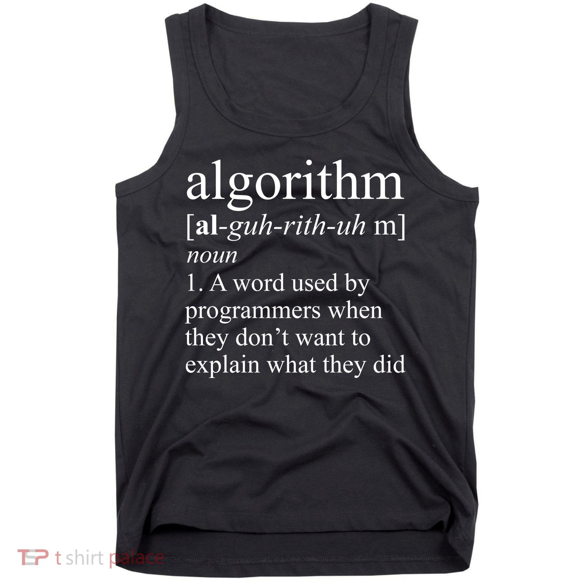 Algorithm Definition Tank Top