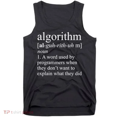 Algorithm Definition Tank Top