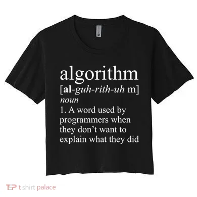 Algorithm Definition Women's Crop Top Tee