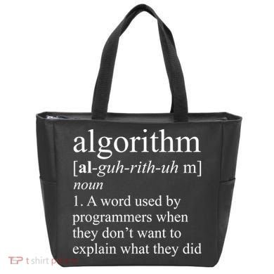Algorithm Definition Tote Bag