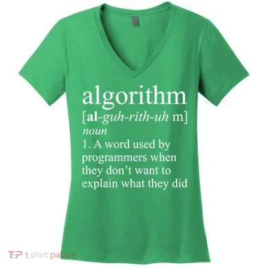 Algorithm Definition Women's V-Neck T-Shirt