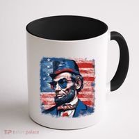 Abraham Lincoln Honest Abe Patriot Coffee Mug thumb 1