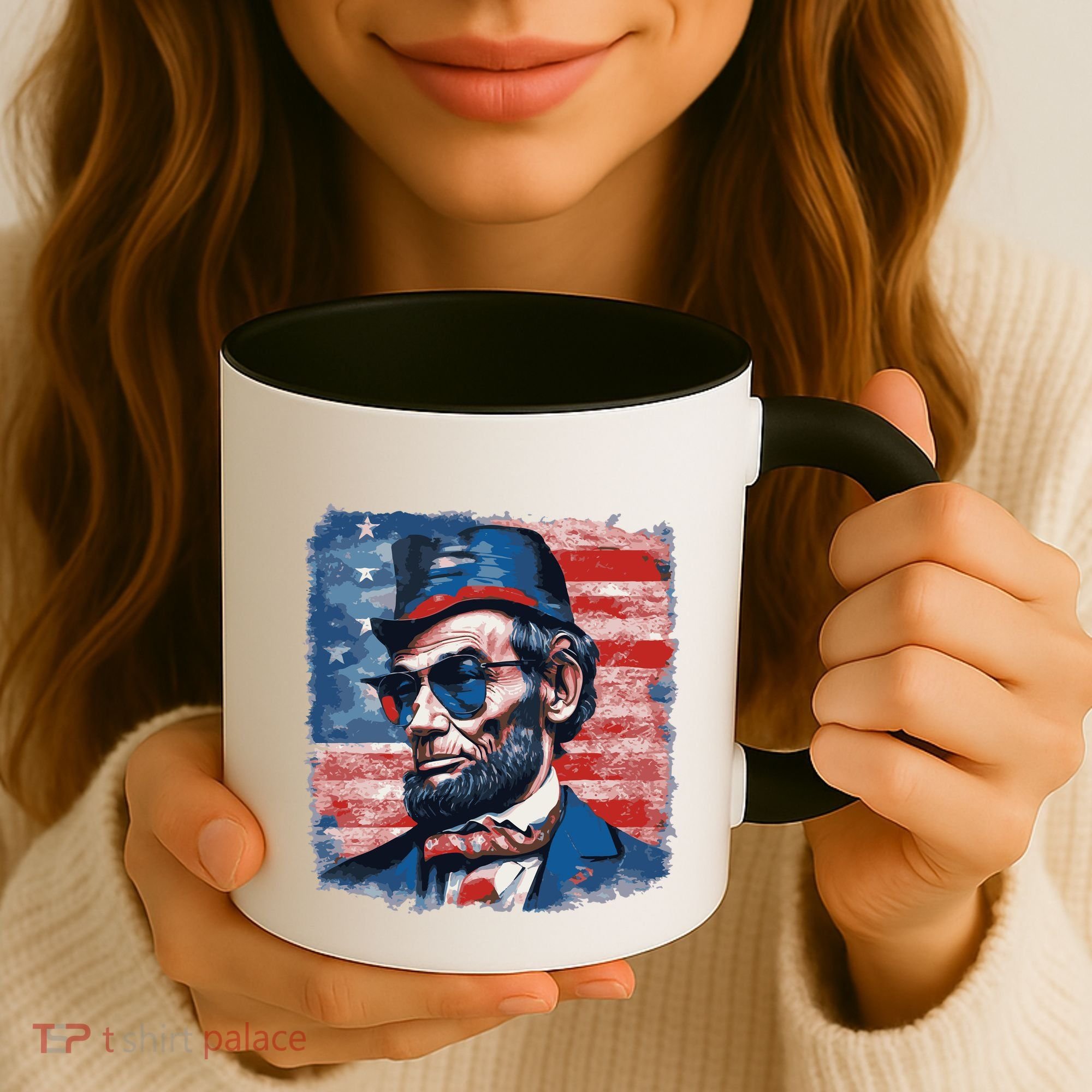 Abraham Lincoln Honest Abe Patriot Coffee Mug