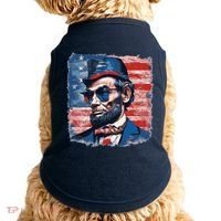 Abraham Lincoln Honest Abe Patriot Doggie Tank thumb 0