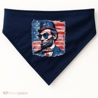 Abraham Lincoln Honest Abe Patriot USA-Made Doggie Bandana thumb 0