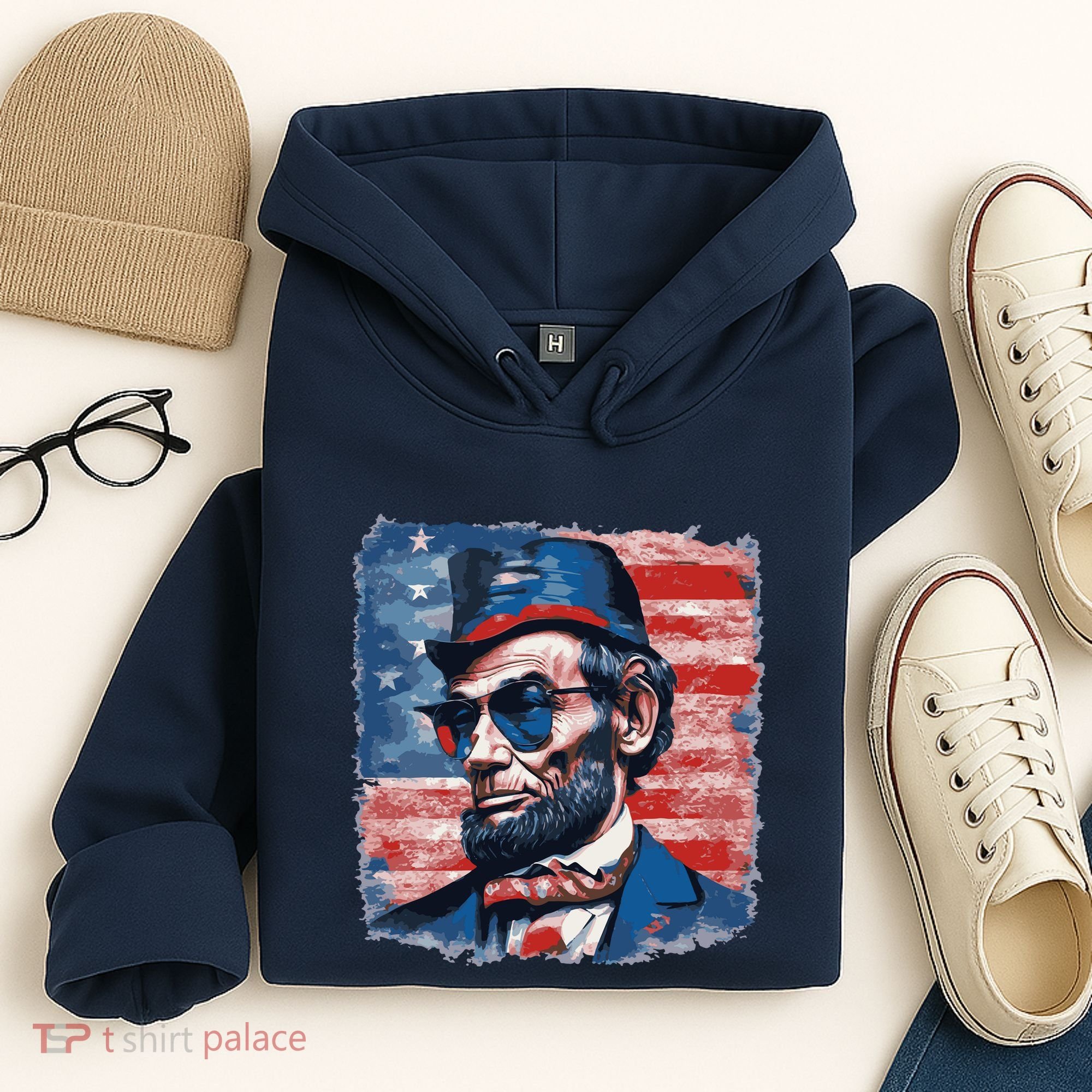 Abraham Lincoln Honest Abe Patriot Hoodie