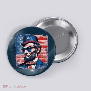 Abraham Lincoln Honest Abe Patriot Button