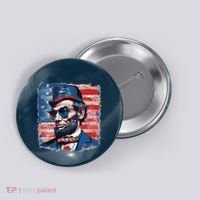 Abraham Lincoln Honest Abe Patriot Button thumb 0