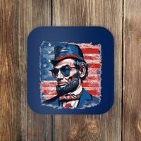 Abraham Lincoln Honest Abe Patriot Coaster thumb 0