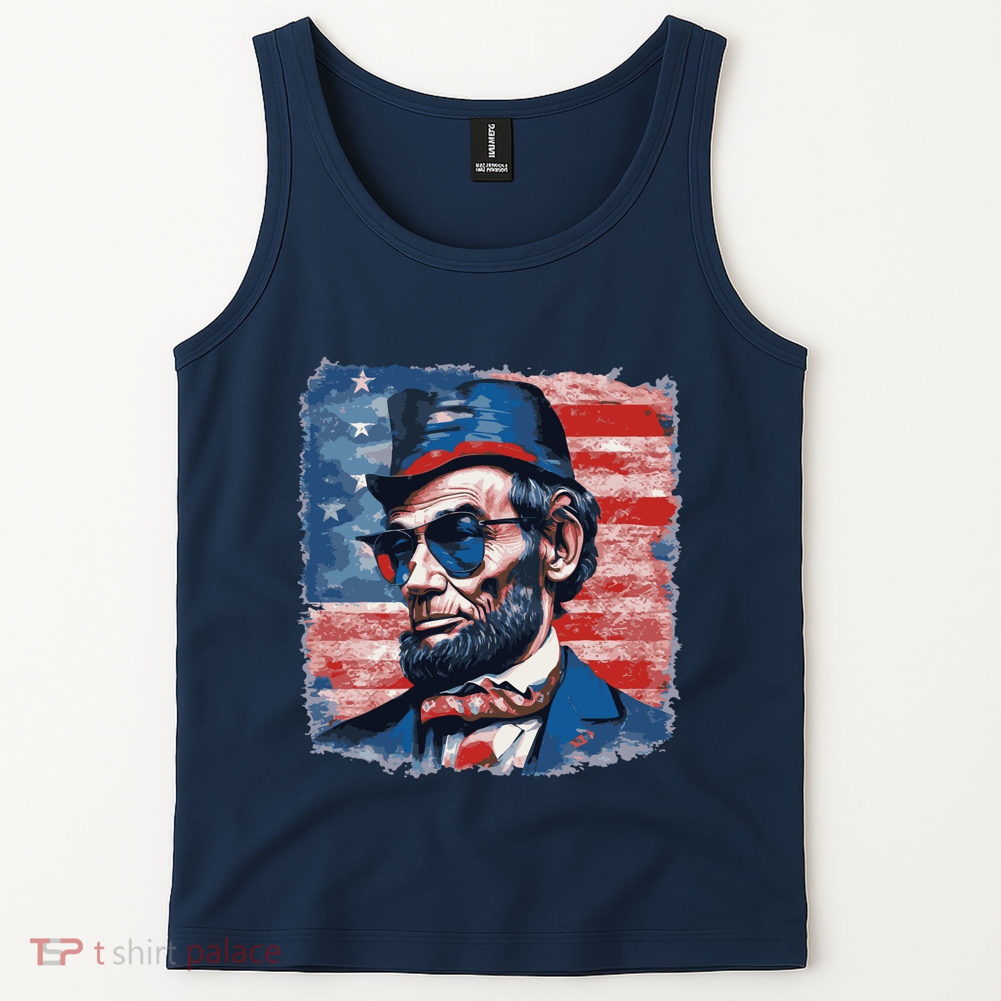 Abraham Lincoln Honest Abe Patriot Tank Top