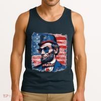 Abraham Lincoln Honest Abe Patriot Tank Top thumb 3