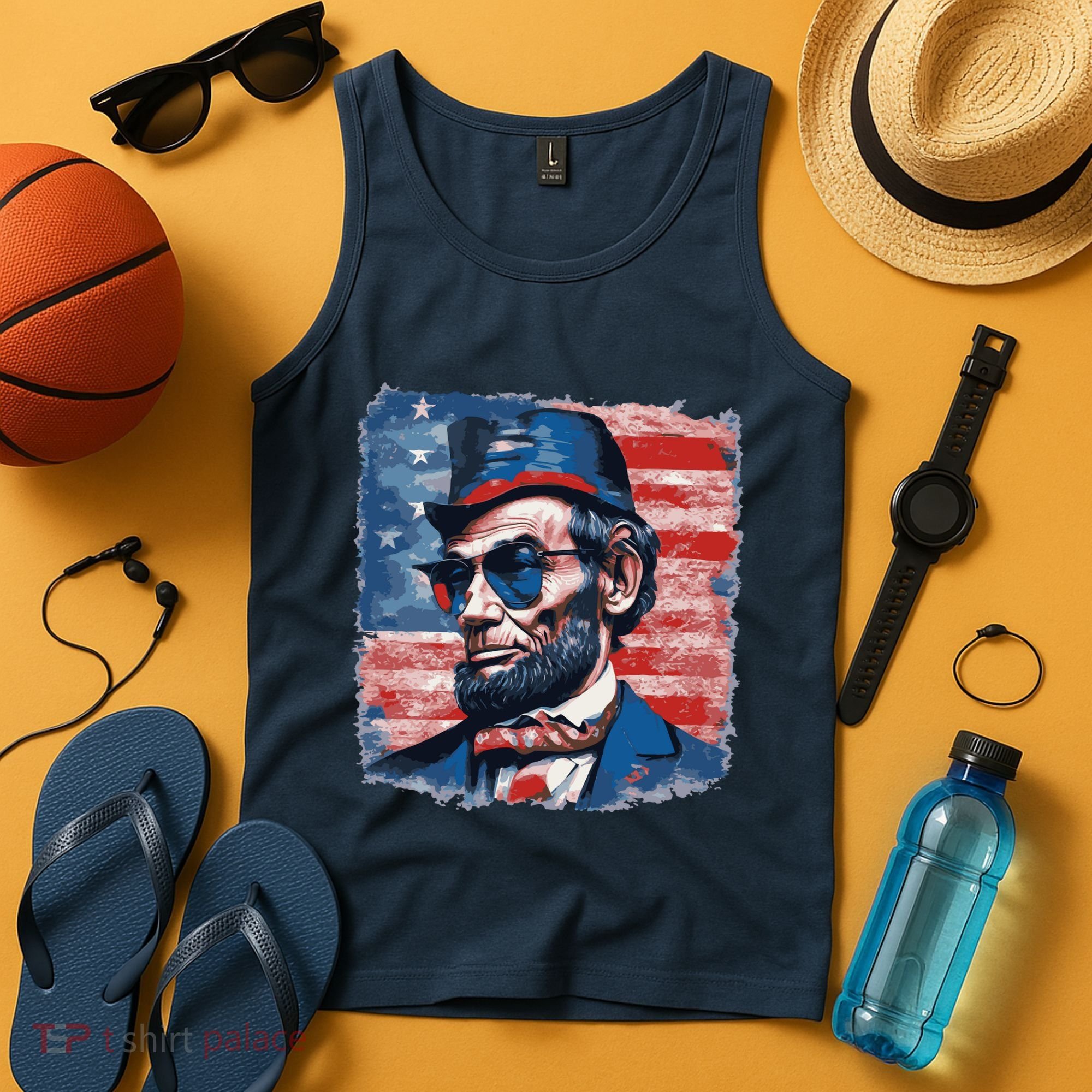 Abraham Lincoln Honest Abe Patriot Tank Top