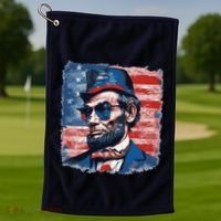 Abraham Lincoln Honest Abe Patriot Golf Towel thumb 1