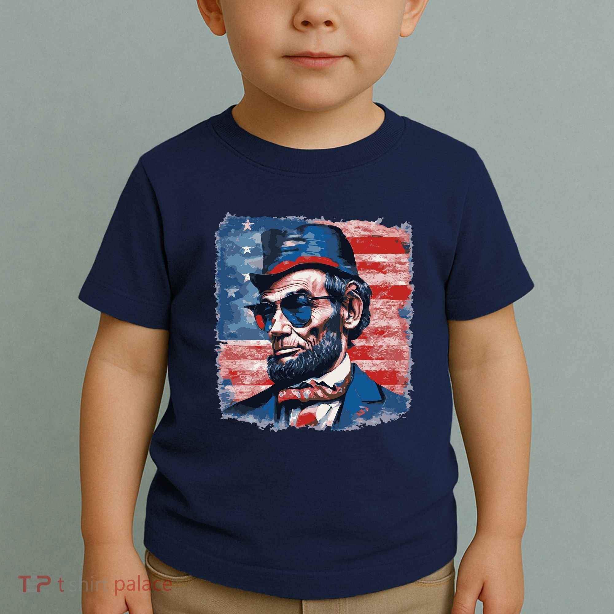 Abraham Lincoln Honest Abe Patriot Toddler T-Shirt