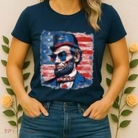 Abraham Lincoln Honest Abe Patriot Women's T-Shirt thumb 2