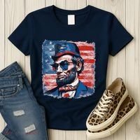 Abraham Lincoln Honest Abe Patriot Women's T-Shirt thumb 3