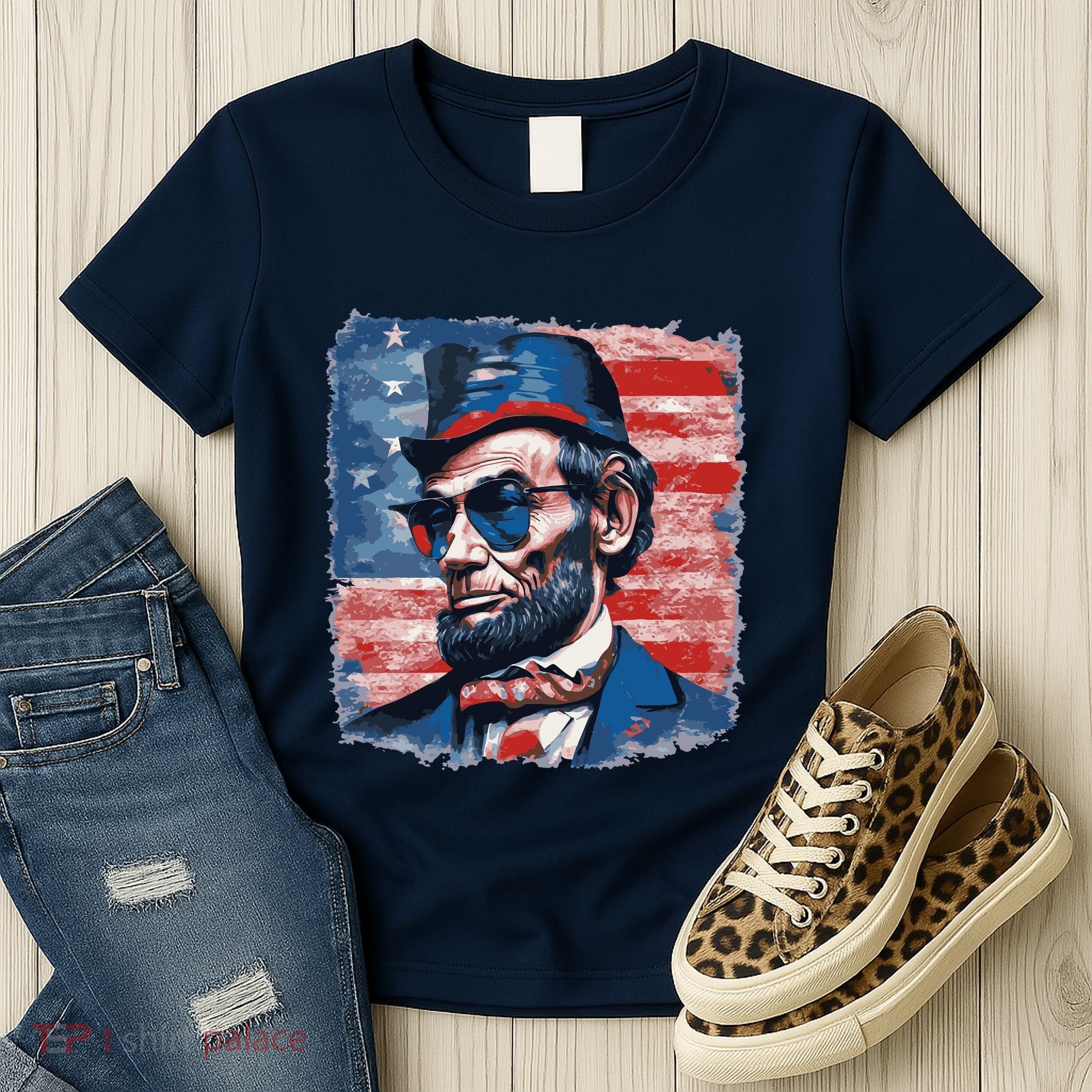 Abraham Lincoln Honest Abe Patriot Women's T-Shirt