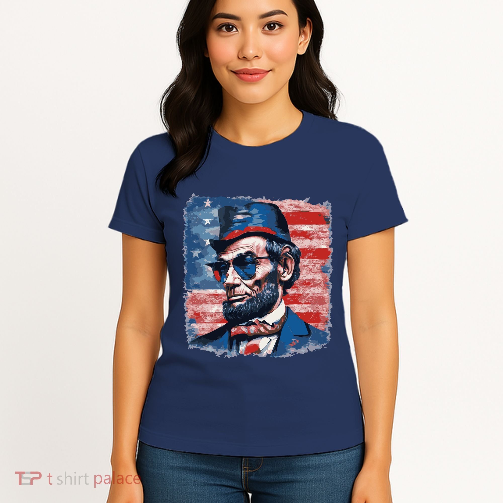 Abraham Lincoln Honest Abe Patriot Women's T-Shirt