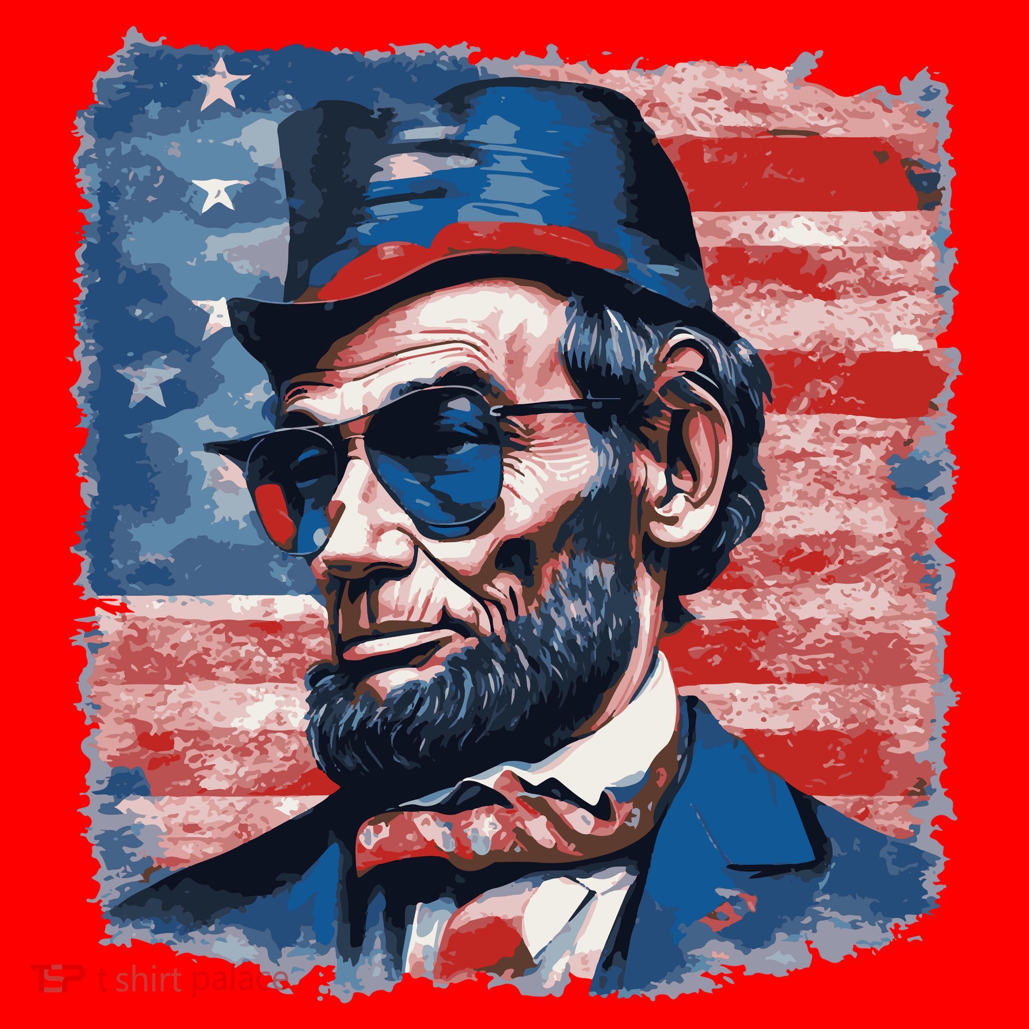 Abraham Lincoln Honest Abe Patriot Santa Hat