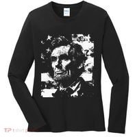Abraham Lincoln History Teacher President 4th Of July Women's Long Sleeve Shirt thumb 0