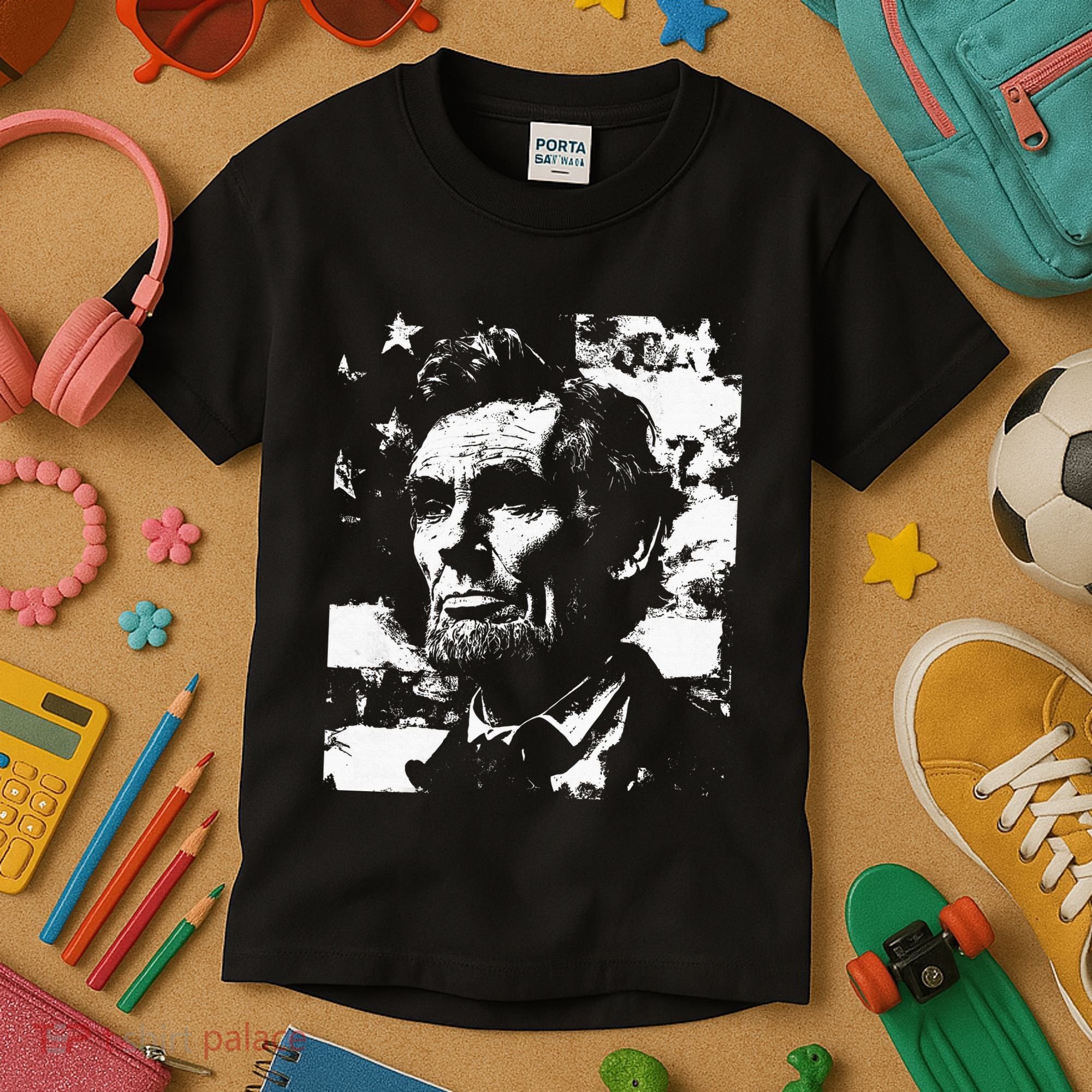 Abraham Lincoln History Teacher President 4th Of July Kids T-Shirt