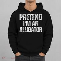 Alligator Lazy Halloween Costume, Pretend I'm An Alligator Hoodie thumb 0